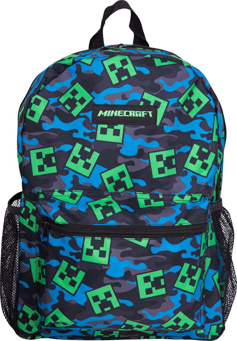Minecraft Backpack 5 Piece Set