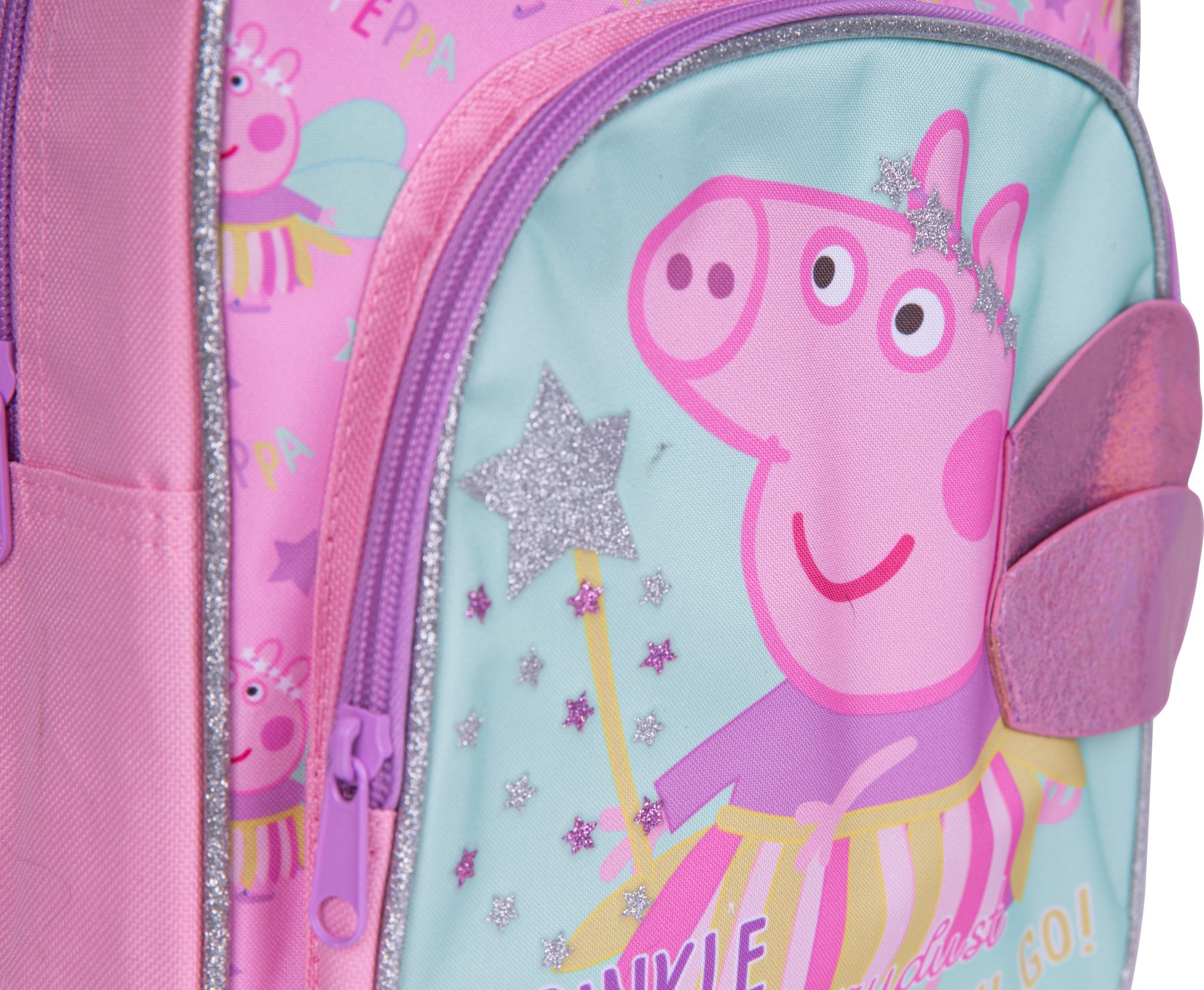 Peppa Pig Girls Backpack School Bag Characterville