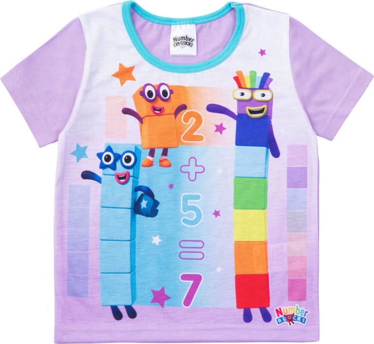 Numberblocks Girls Short Pyjamas - Characterville
