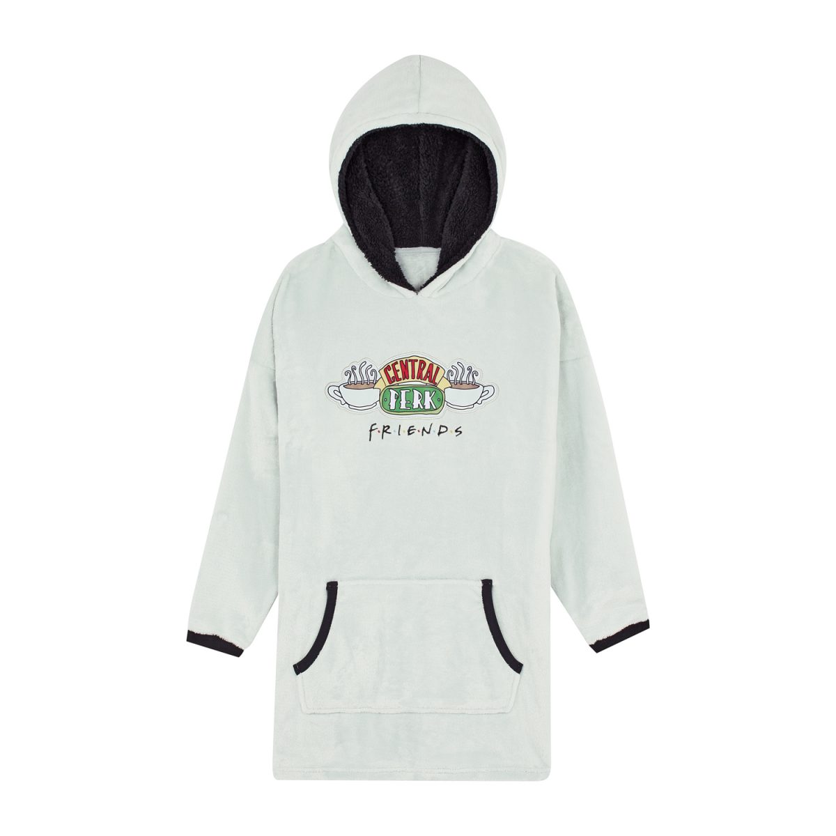 Friends Central Perk Felpa Con Cappuccio Unisex - Ufficiale, Stampa Di Alta Qualità, Vestibilità Comoda, Idea Regalo Per Fan Della Serie TV