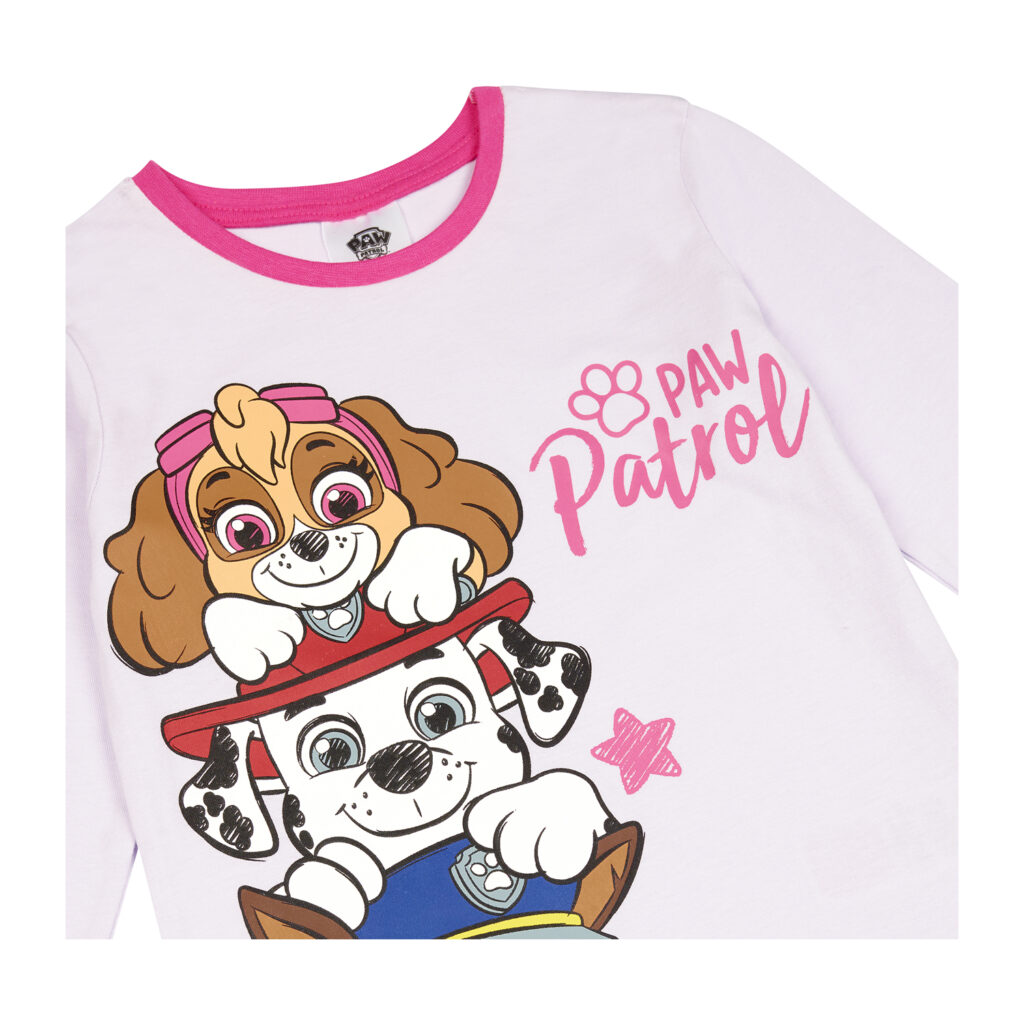 PAW Patrol Pyjamas | 2 Pack Girls PJs | Everest And Skye Pyjamas
