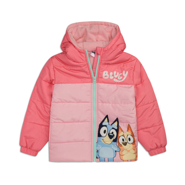 Bluey Girls Puffer Jacket