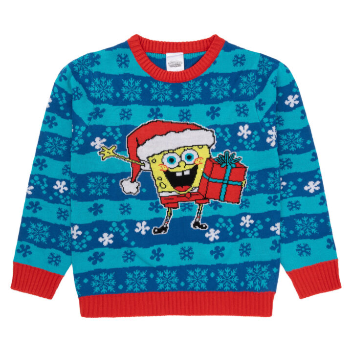 Spongebob Squarepants Boys Christmas Jumper
